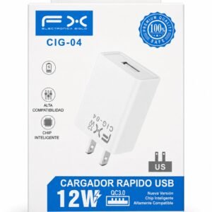 Cargador Rapido USB 12W